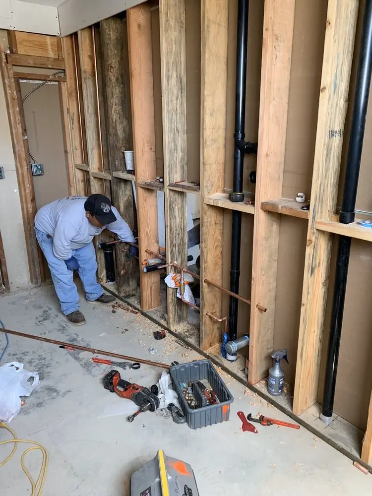 Commercial rough-in plumbing for Gas Line Repair in Cabrillo Park